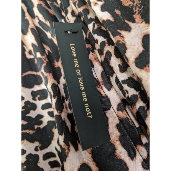 AFRM (Arrive) Leopard Print Satin Duster Jacket - Picture 4 of 6